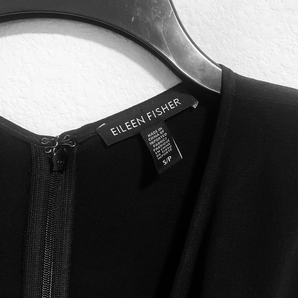 Eileen Fisher S/P Black Jumpsuit - Picture 3 of 3